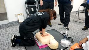 AED講習を行いました